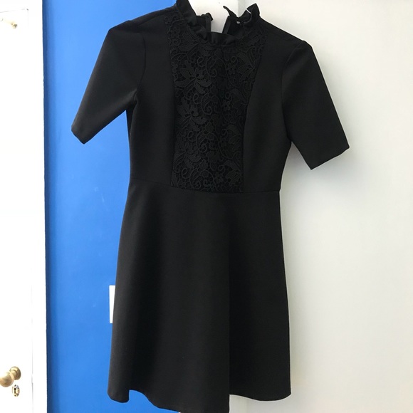 Zara Dresses & Skirts - Black Zara Dress with lace Zara Dresses & Skirts - Black Zara Dress with lace
